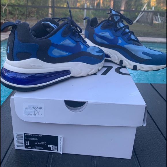 Nike Air Max 270 React sz 8 - Picture 3 of 8